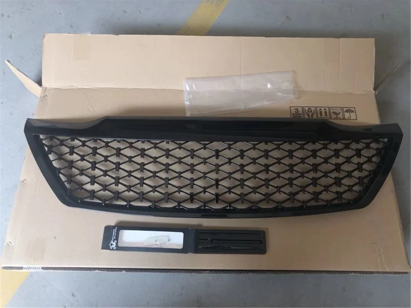 

OWN DESIGN EXTERIOR FRONT MASH MASK TRIMS COVERS MODIFIED GRILL GRILLS ABS FIT FOR FORTUNER 2012-2014 AUTO ACCESSORIES
