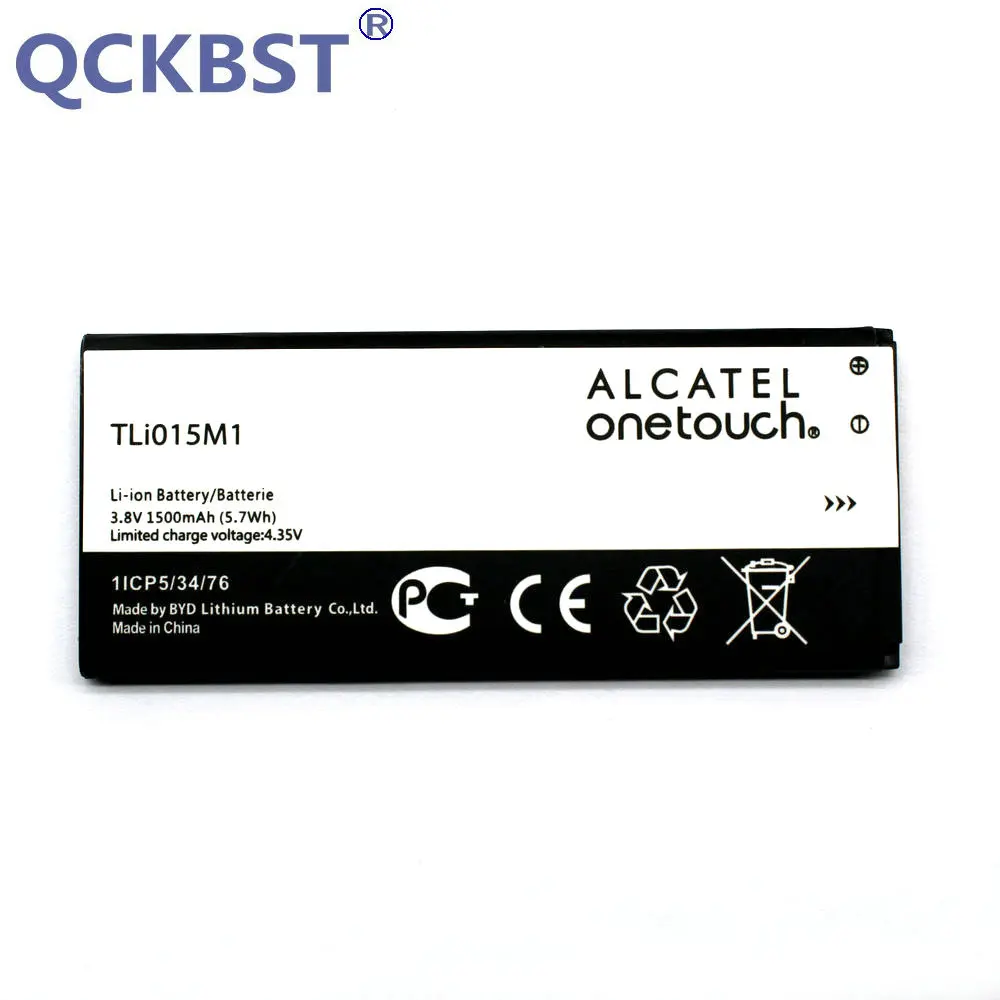 Аккумулятор QCKBST Tli015M1 1500 мАч для Alcatel One Touch Pixi 4 4034A PIXI 4034X 4034F 4034D телефон с кодом