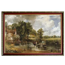 Продукт 3D бумажный пазл старый мастер знаменитая картина путь сена 1821 головоломка 2000 штук