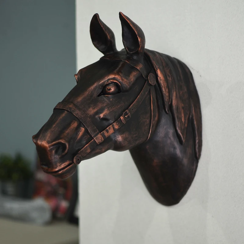 Creative home decorative wall hangings large horse Nordic minimalist style home decor decoration