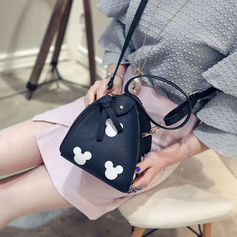 

Adorable. 2017 Spring New Pattern Cartoon Lantern Packet Meters Strange Triangle Shoulder Mini- Woman Package Small Cross