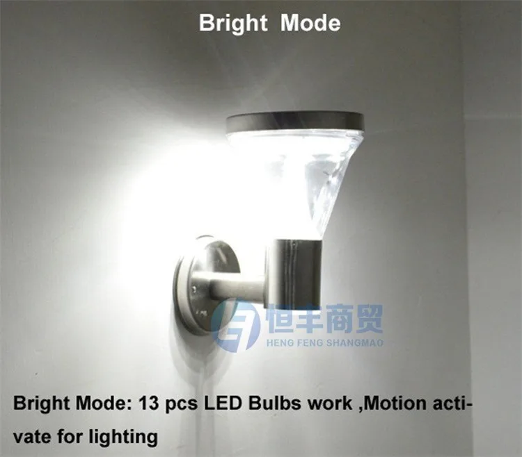 

Luz De Pir LED Solar Panel Powered Human Body Infrared Motion sensor lamps Hyundai Solaris Emergency Wall Pathway Street lights