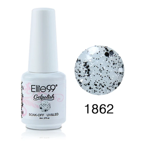 Elite99 8 мл замачиваемый Гель-лак УФ-гель для ногтей лак стойкий великолепный цвет дизайн ногтей маникюр Гель-лаки - Цвет: 1862