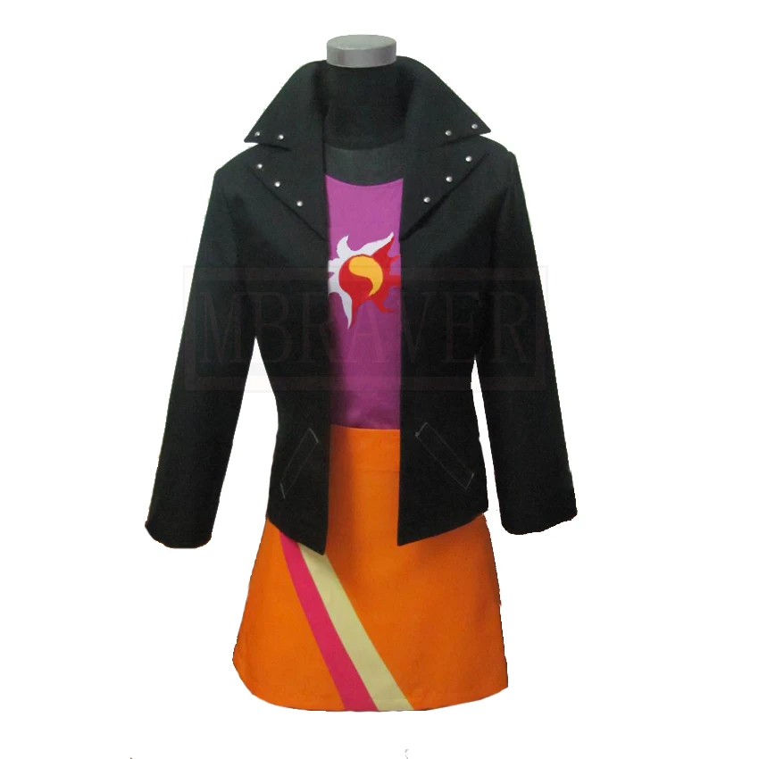 

Sunset Shimmer Cosplay Costume Anime Personification Uniform Customize Free Shipping