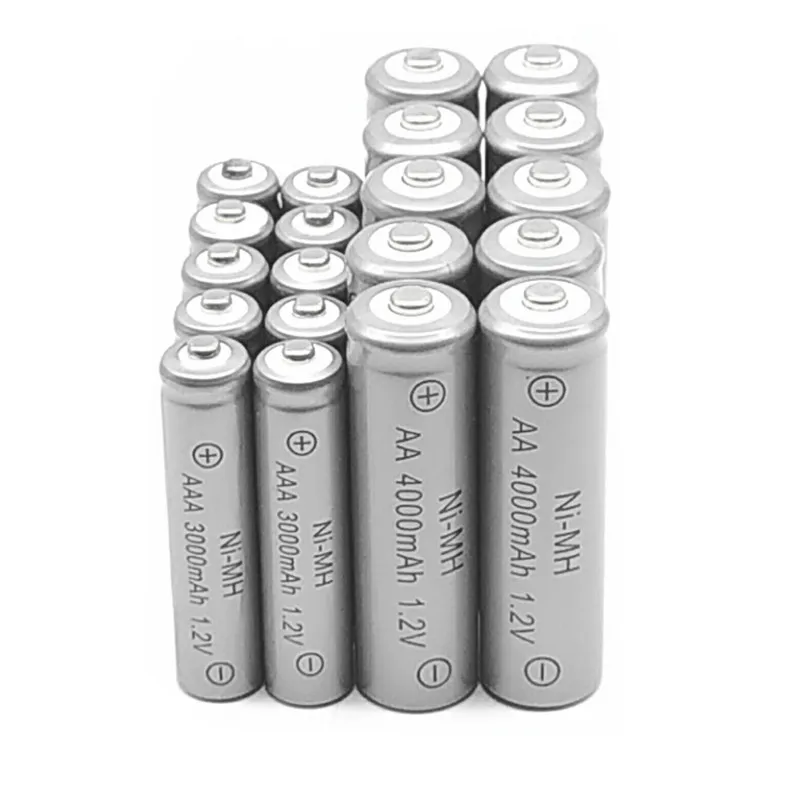 10 шт AA 4000mAh Ni-MH аккумуляторные батареи+ 10 шт AAA 3000mAh аккумуляторные батареи