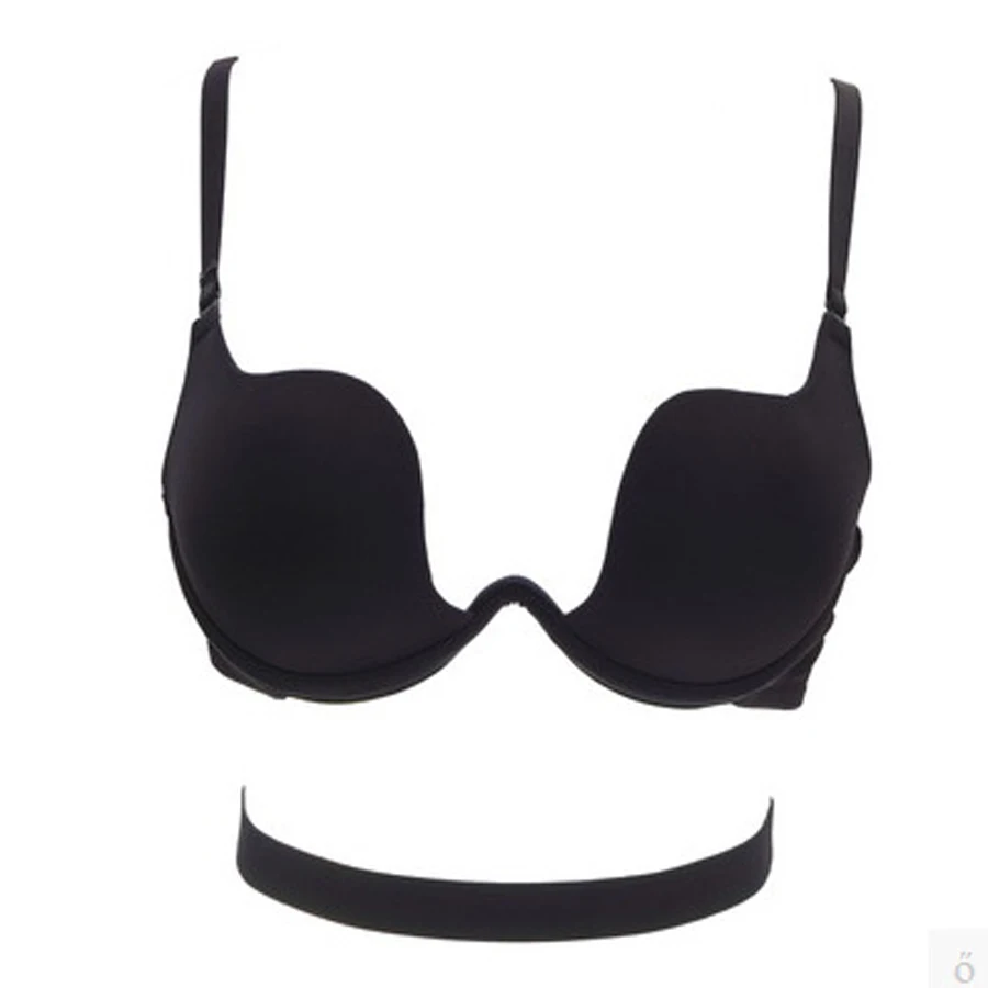 

Hot SellSex Lingerie Deep U Low Cut Push Up Women Backless Invisible Convertible Bra