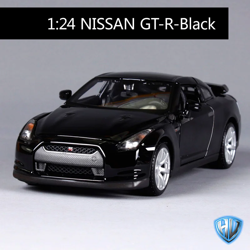 Maisto 1:24 Nissan GTR спортивный автомобиль белый литой под давлением модель автомобиля игрушка в коробке 31294 - Цвет: 31294