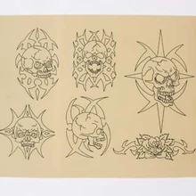 10 шт. 20x15 см кожа для обучения татуировкам лист для материалы для швейной машинки комплект I200