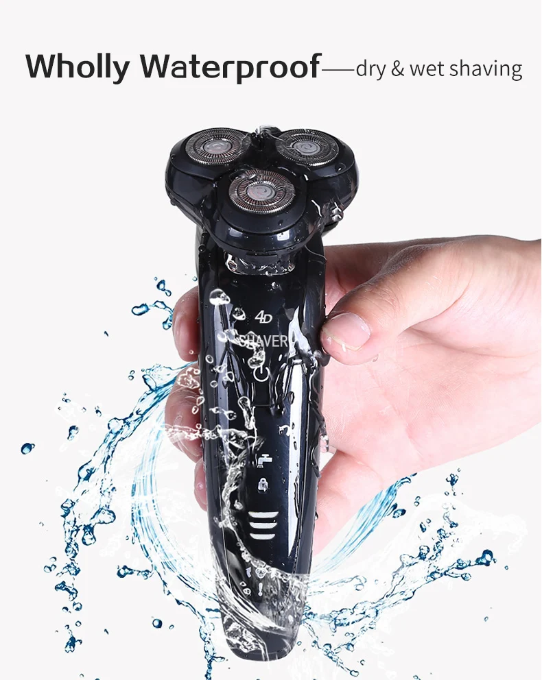 

Men's Electric Shaver Beard Trimmer Washable Rechargeable Razor for Men Shaving Machine Face Care Electric Shaver