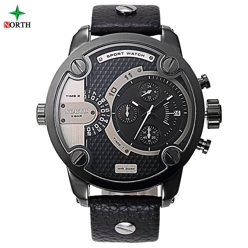 Male Sport Wristwatch Luxury Brand Fashion Men Clock 30M Water Resistant Stainless Steel 2017 Men Sport