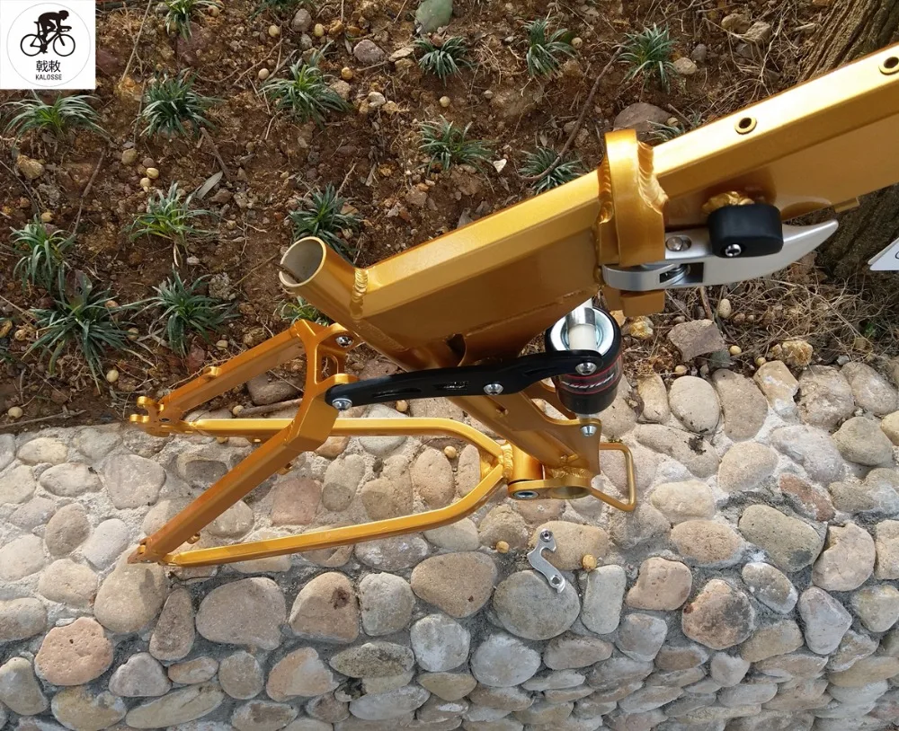 Best Kalosse BB 68mm  Mountain bike   folding  frame    electrical  mountain bike frame   electric  bicycle frame   17inch 12