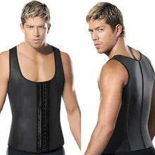Латекс талии тренер корсет Для мужчин для похудения Bodyshaper Fajas Para Hombre Для мужчин пояс ультра пот Реверсивный Неопрен Жилет