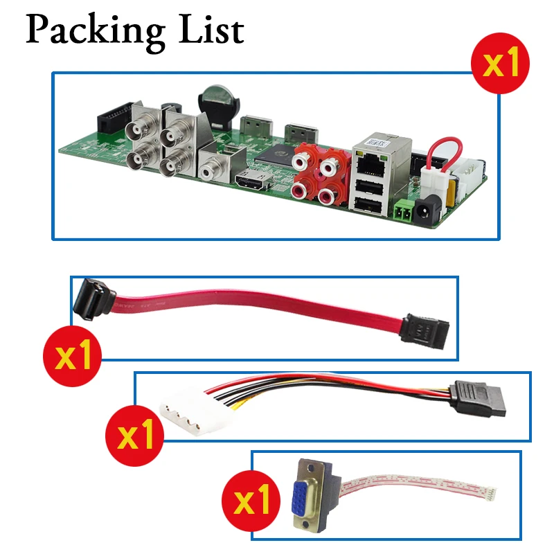 packing list