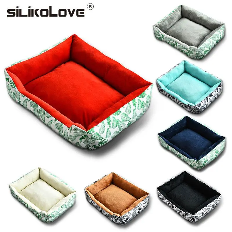 

SILIKOLOVE 7 Colors Leaves Washable Breathable Big Pet Dog Bed For Medium Large Dogs Beds & Mats for Labradors cama para cachorr