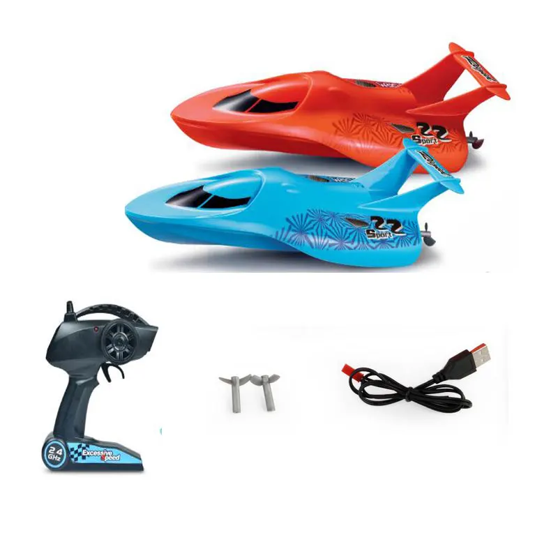 

Mini RC Boat 2.4GHz 4CH High Speed Remote Control RC Ship Toys for Children Gift Outdoor Pool Racing High Speed Boat Toys