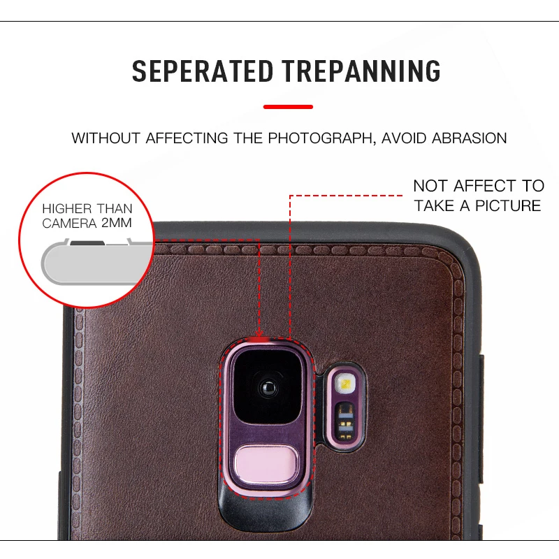 Винтаж кожаный бумажник чехол для samsung Galaxy S9 карман-держатель для карт чехол для samsung S9 защитный чехол на телефон гравировка