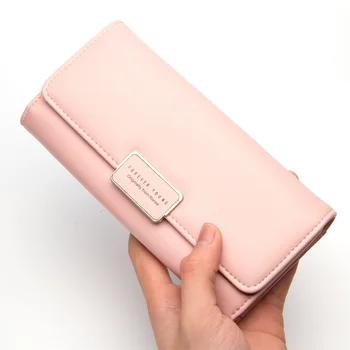 

New Brand Long Wallet Women Fashion UP Leather Wallets Ladies Clutch Purses Credit Card ID Card Holder Vintage Cash Wallet W-M68