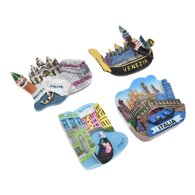 

Venice Scenic Fridge Magnets Famous View Town Resin Refrigerator Magnet Souvenir Modern Home Kitchen Decor Gifts Drop Shipping