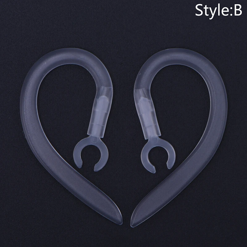 4/5/6/7/8/9/10 мм Bluetooth наушники прозрачный силиконовый чехол с креплением зажим петли