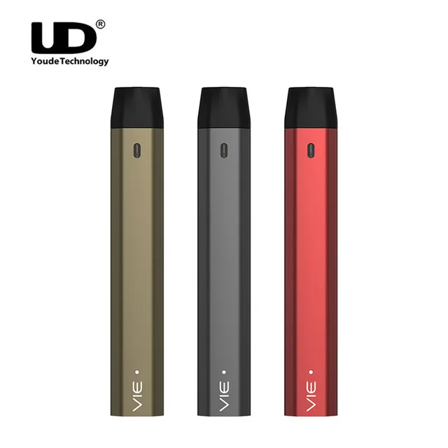 

Electronic Cigarette Kits UD VIE pod Starter Kit 300mAh Battery With 1ml Cartridge 1.8ohm Atomizer USB charger