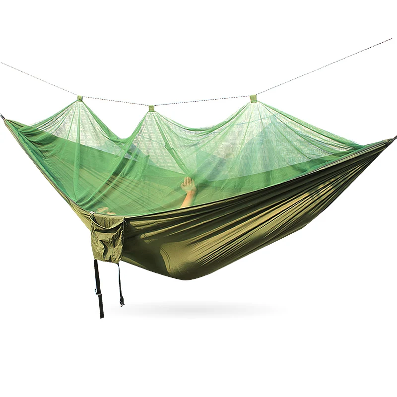 

Outdoor hammock with mosquito net