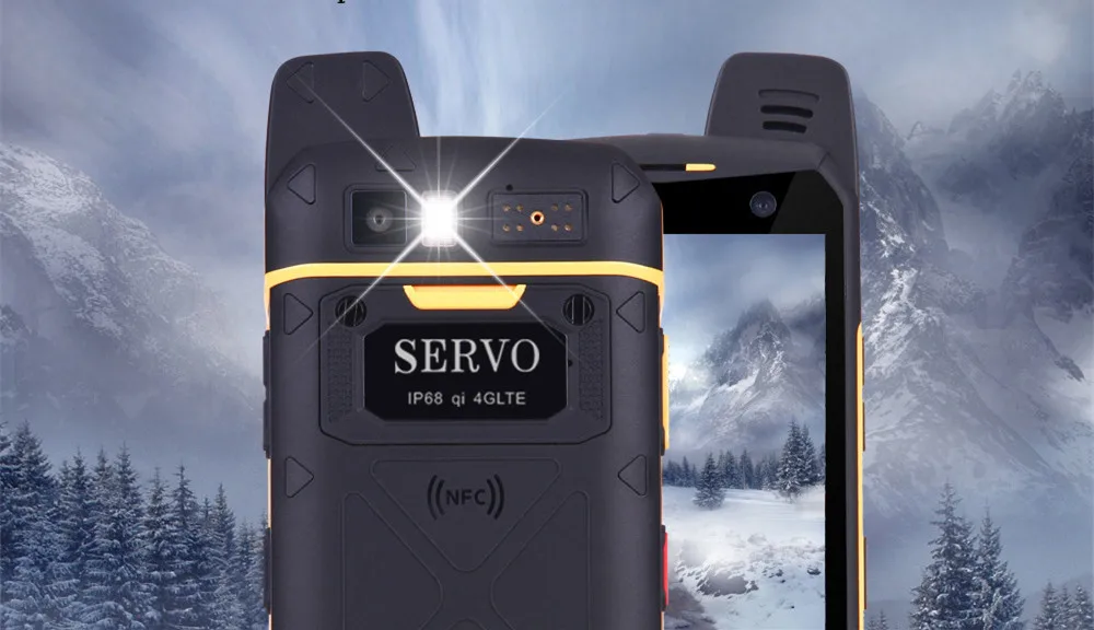 SERVO B6000 MTK6755 Восьмиядерный 4G 64GB ОС Android 6,0 13 МП 5000 мАч IP68 поддержка мобильного телефона Беспроводная рация 4,7"