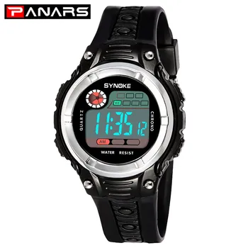 

PANARS Children Watch LED Digital Sports Students Watches Boys Girls Alarm Clock LED Sports Wrist Watches for Kids Watches