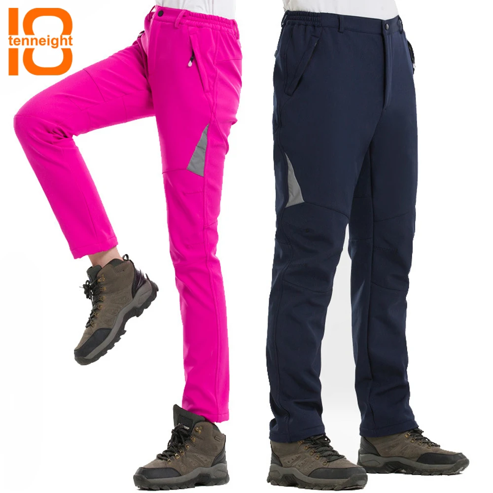 TENNEIGHT mujeres hombres invierno pesca impermeable Camping Trekking polar caliente pantalones de senderismo al aire libre escalada esquí Pantalones TENNEIGHT mujeres hombres invierno pesca impermeable Camping Trekking polar caliente pantalones de senderismo al aire libre escalada esquí Pantalones