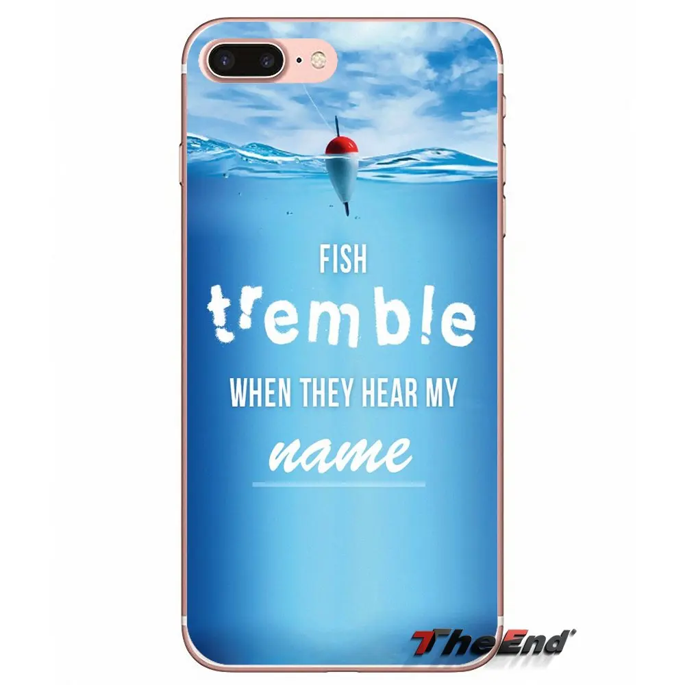 Рыбалка Go Fishing цитаты Мягкий ТПУ чехол для iPhone X 4 4S 5 5S 5C SE 6 6S 7 8 плюс samsung Galaxy J1 J3 J5 J7 A3 A5