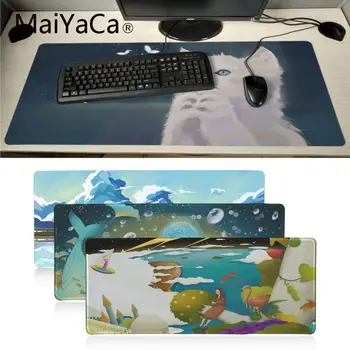 

Maiyaca Hot Sales A girl watching the sea Rubber Mouse Durable Desktop Mousepad anime Pattern Soft Accessories gaming mousepad