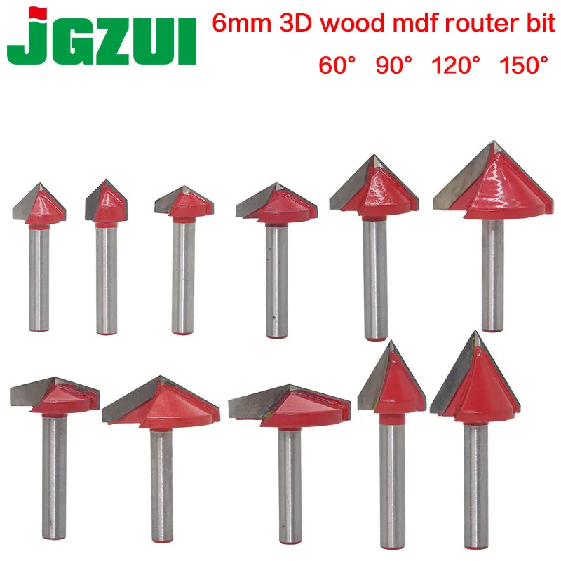 6mm V Bit-1PCS,CNC solid carbide end mill,tungsten steel woodworking milling cutter,3D wood MDF router bit,60 90 120 150 degrees 6mm V Bit-1PCS,CNC solid carbide end mill,tungsten steel woodworking milling cutter,3D wood MDF router bit,60 90 120 150 degrees