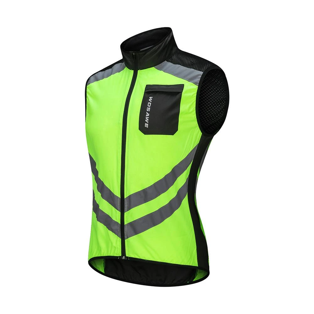 Reflective Cycling Vests Sleeveless Windproof Cycling Jackets Mtb Road