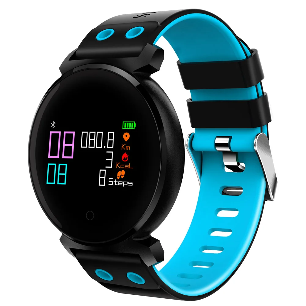 K2Nordic NRF52832 Chip Sleep Heart Rate Blood Pressure Oxygen Calories Monitor Remote Camera Smart Watch IP68 For Facebook | Электроника