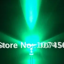 100 шт./лот! 5 мм Мигающий зеленый светодиодный(10000mcd) 5 мм Мигающий зеленый светодиодный светильник 5 мм светодиод