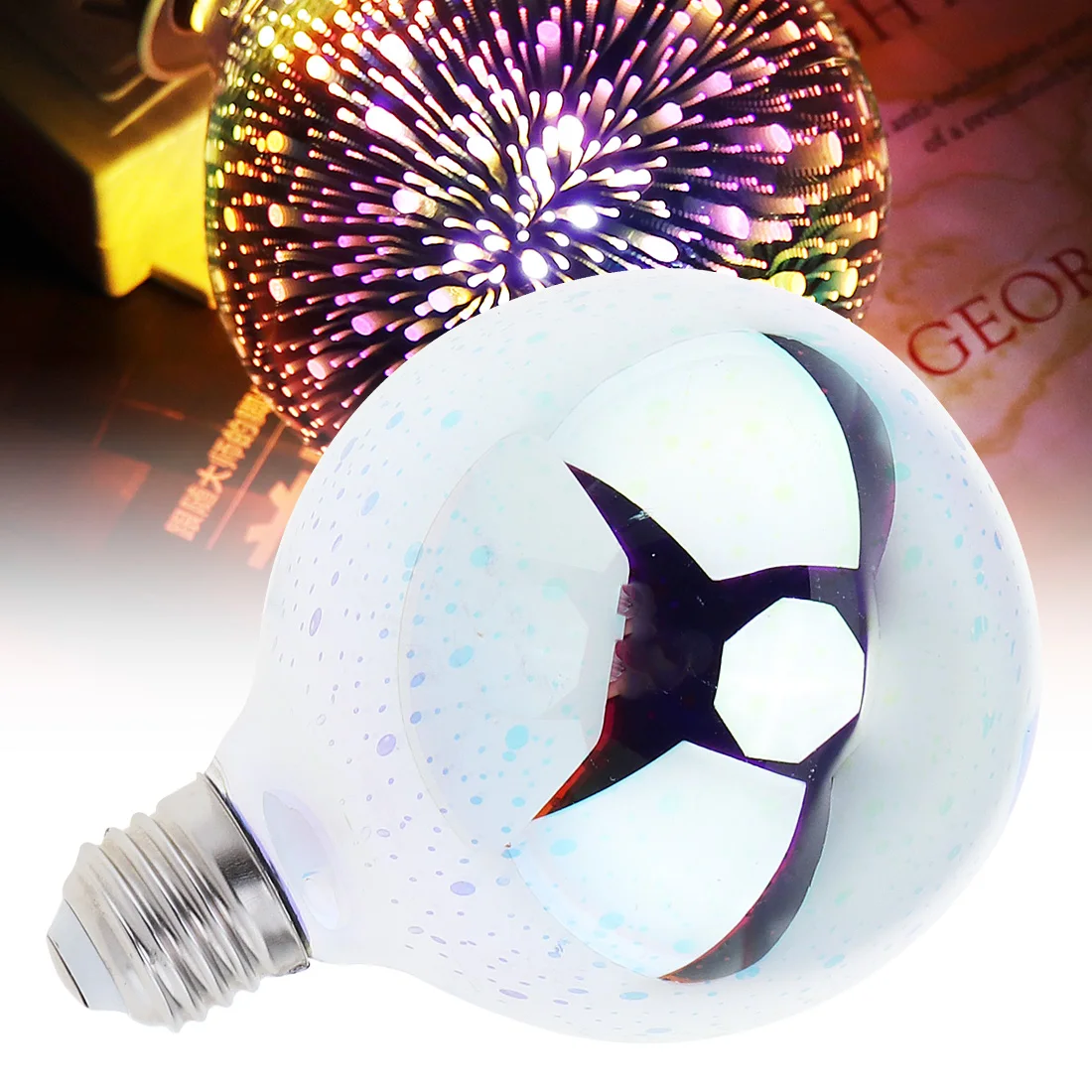 E27 AC 85-265V 3W Dazzle Color LED Light Bulb 3D Firework Lamp with 360 Degree Beam for Christmas Holiday Home Decoration | Лампы и
