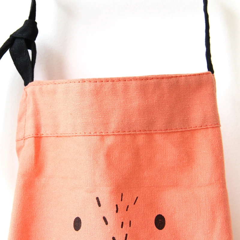 High Quality Japan style Adult And Child Apron Kitchen Cooking Waist Cotton Apron Funny Cartoon Bear Kids Aprons Free Shipping