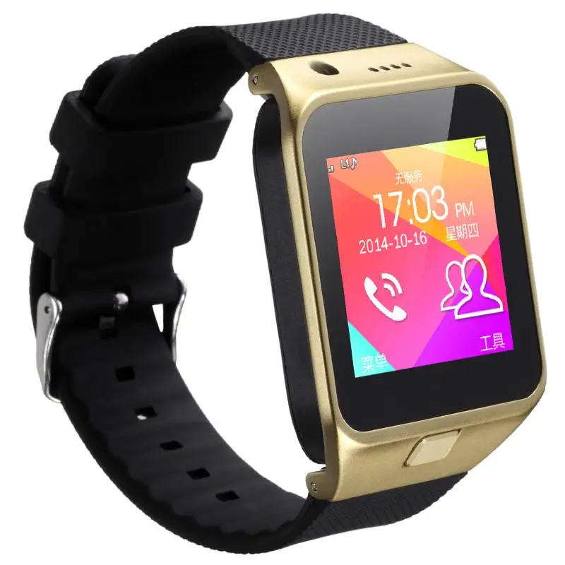 2016 New Smart watch bluetooth GV09 with camera bluetooth wristWatch SIM card font b Smartwatch b