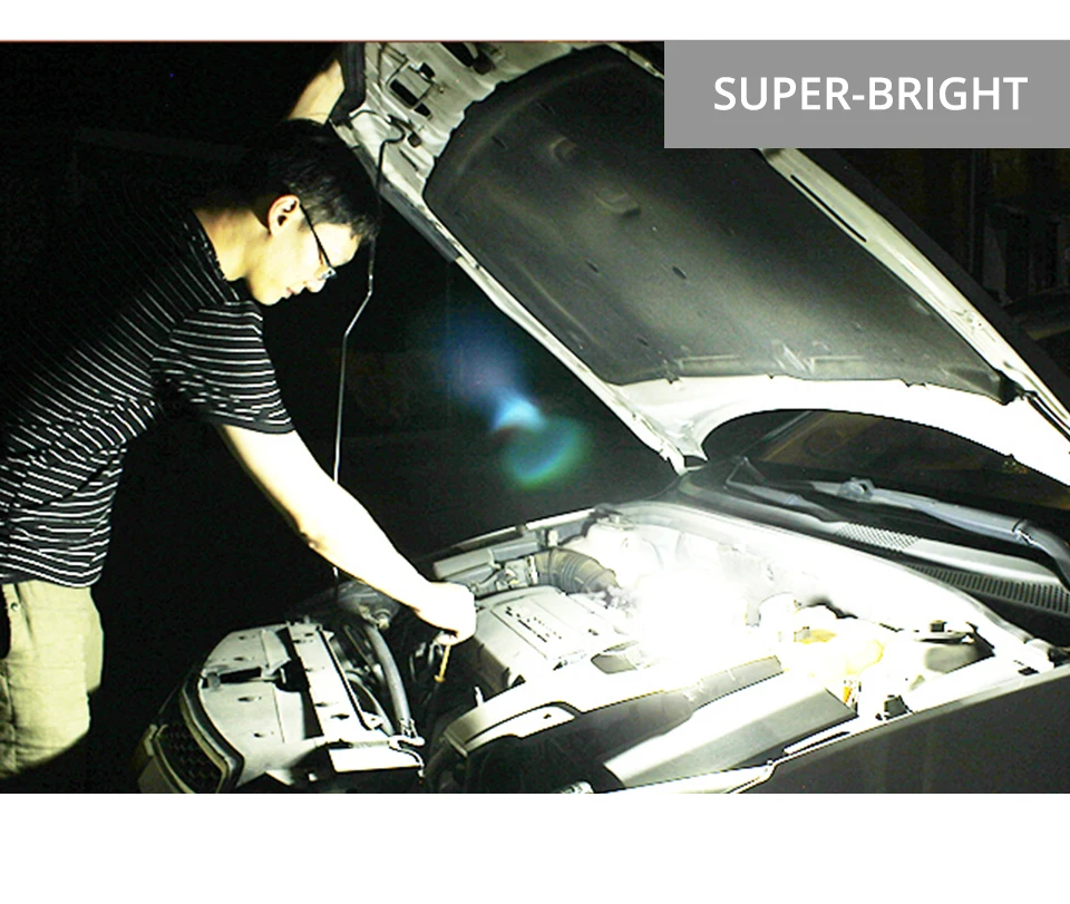 LED COB Rechargeable Magnetic Torch Flexible Inspection Lamp (7)