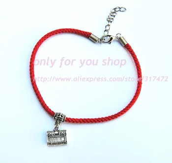 

Free Shipping!! Ping an's locked longevity with wealth and honor to ward off bad luck red rope bracelet