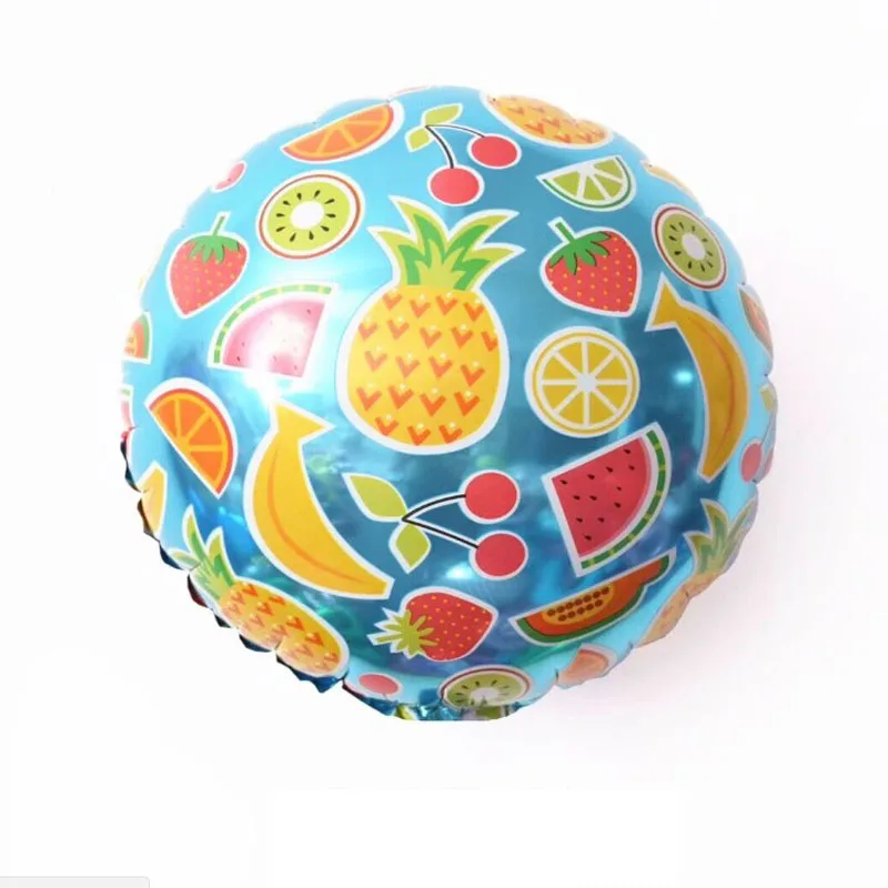 

10 Pcs/lot Cute 18 Inch sweet fruit Balloon Party Decoration holiday Inflatable Foil Ball kids toy