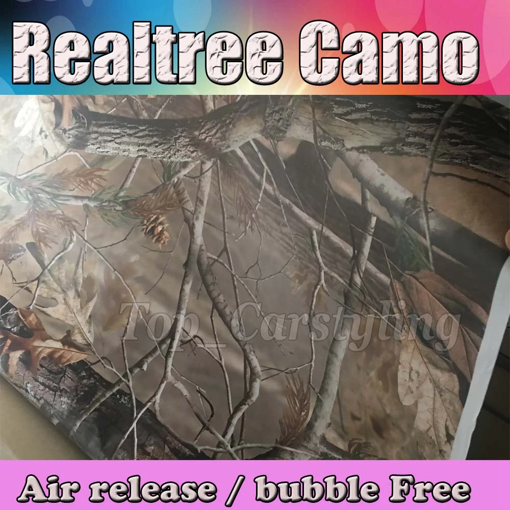 Realtree camo vinyl sticker foile wrap sheet Camouflage Film Car Decals 3M Avery Arlon Vinyl   (1)