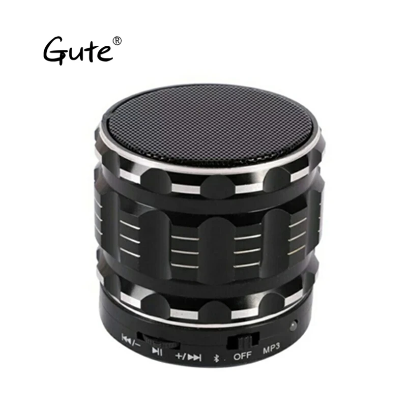 

Gute new wireless Metal texture Bluetooth speakers mini radio FM altavoz portatil enceinte bluetooth portable puissant t330 beer