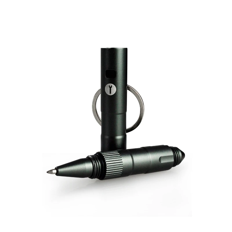 

Hot Sale Tactical 120db Whistle Pen EDC Safety Survival Self De-fense Protection Tool Aerial Aluminum Alloy Kit