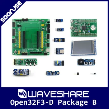 

Waveshare Open32F3-D Pack B STM32F3DISCOVERY STM32F303VCT6 ARM Cortex-M4 STM32 Development Board +15 Modules