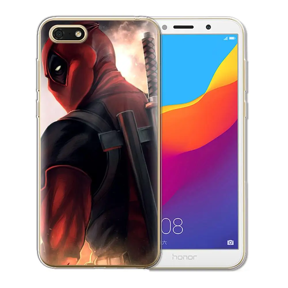 Venom Deadpool Fundas для Huawei Honor 7A 7 а русская версия шикарные чехлы для Huawei Honor7A 5,4" DUA-L22 чехол