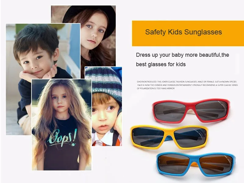 Брендовые дизайнерские детские солнцезащитные очки, Поляризационные детские солнцезащитные очки для маленьких мальчиков и девочек TAC TPEE, гибкие защитные очки Oculos De Sol
