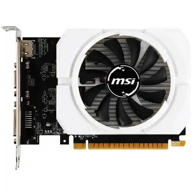  For MSI GT710 graphics card 2G DDR3 single fan 19w low power consumption energy saving 64bit 