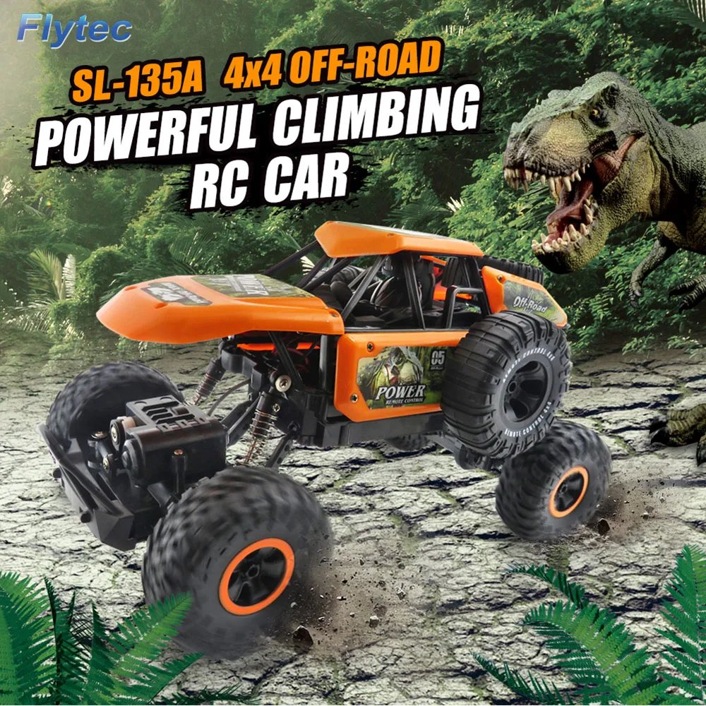 

Flytec RC Car SL-135A 1/14 2.4G 25KM/h High Speed Rock Crawler Off-road Truck Toys for Children