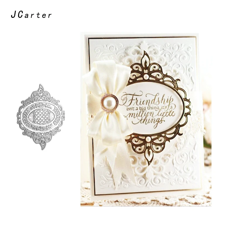 

JC Frame Metal Cutting Dies Craft Cut Die Stencil Background Lace Scrapbook DIY Handmade Album Paper Cards Decor Dies for 2019