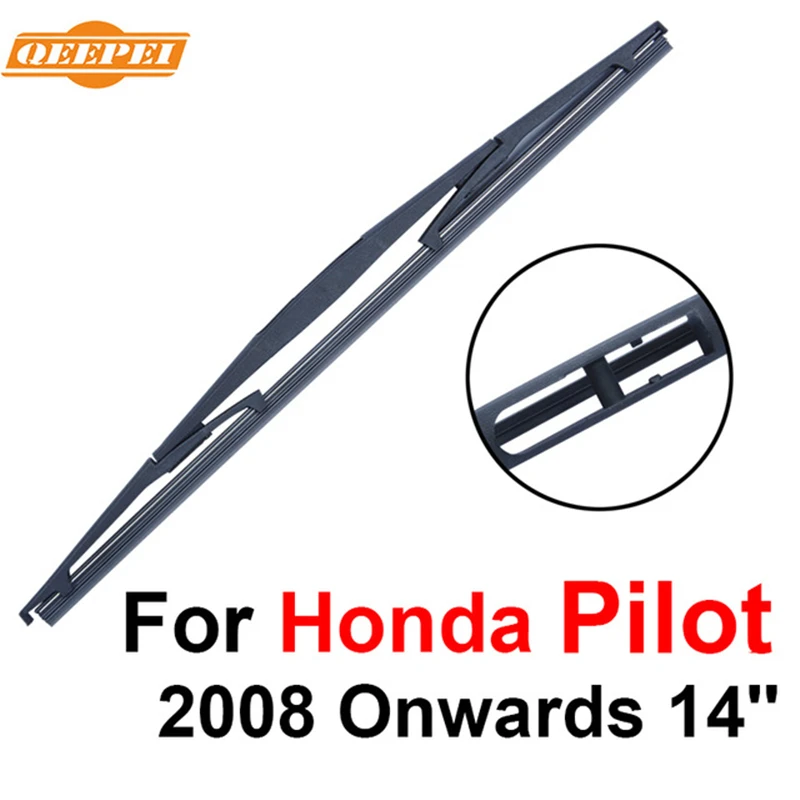 

QEEPEI Rear Wiper Blade No Arm For Honda Pilot 2008 Onwards 14'' 5 door Hatchback High Quality Iso9000 Natural Rubber B1-35